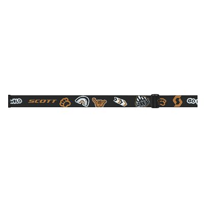 Превью Детские горнолыжная маска Маска горнолыжная SCOTT Junior Agent Black/Orange/Enhancer (271829-1009004)